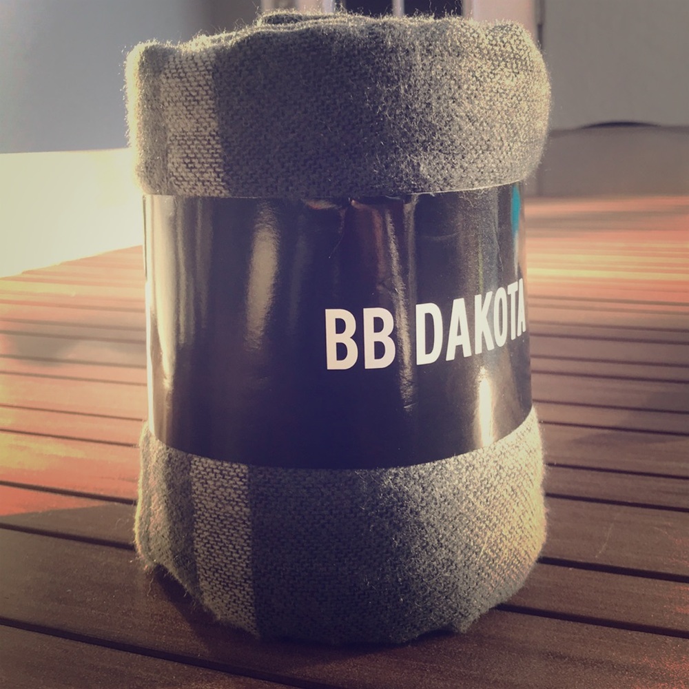 New BB Dakota Poncho/Scarf in Charcoal